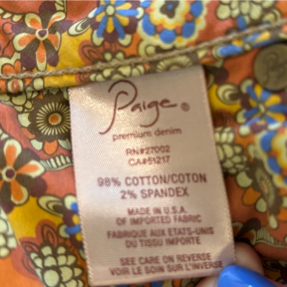 PAIGE DENIM Flares/Bell Bottoms Women’s 27 - Picture 4 of 4